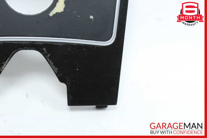 10-13 Mercedes W212 E350 E550 Center Console Switch Trim Cover Bezel Black OEM