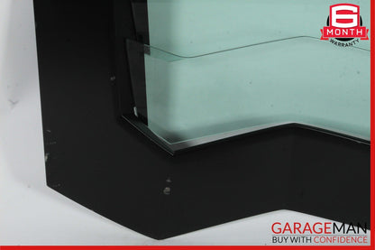 12-21 Lamborghini Aventador Rear Engine Hood Hatch Glass Panel Assembly Black