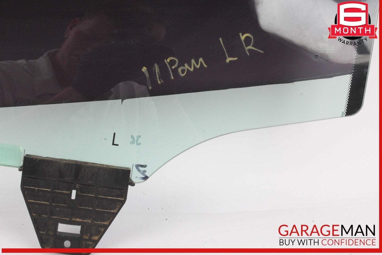 10-16 Porsche Panamera 970 Rear Left Driver Side Door Window Glass OEM