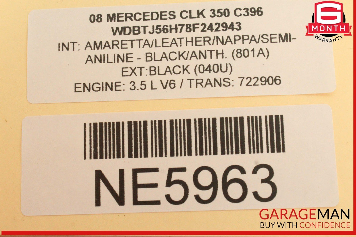 03-09 Mercedes W209 CLK350 Key Fob Keyless Key Less Entry Remote Smart Key OEM