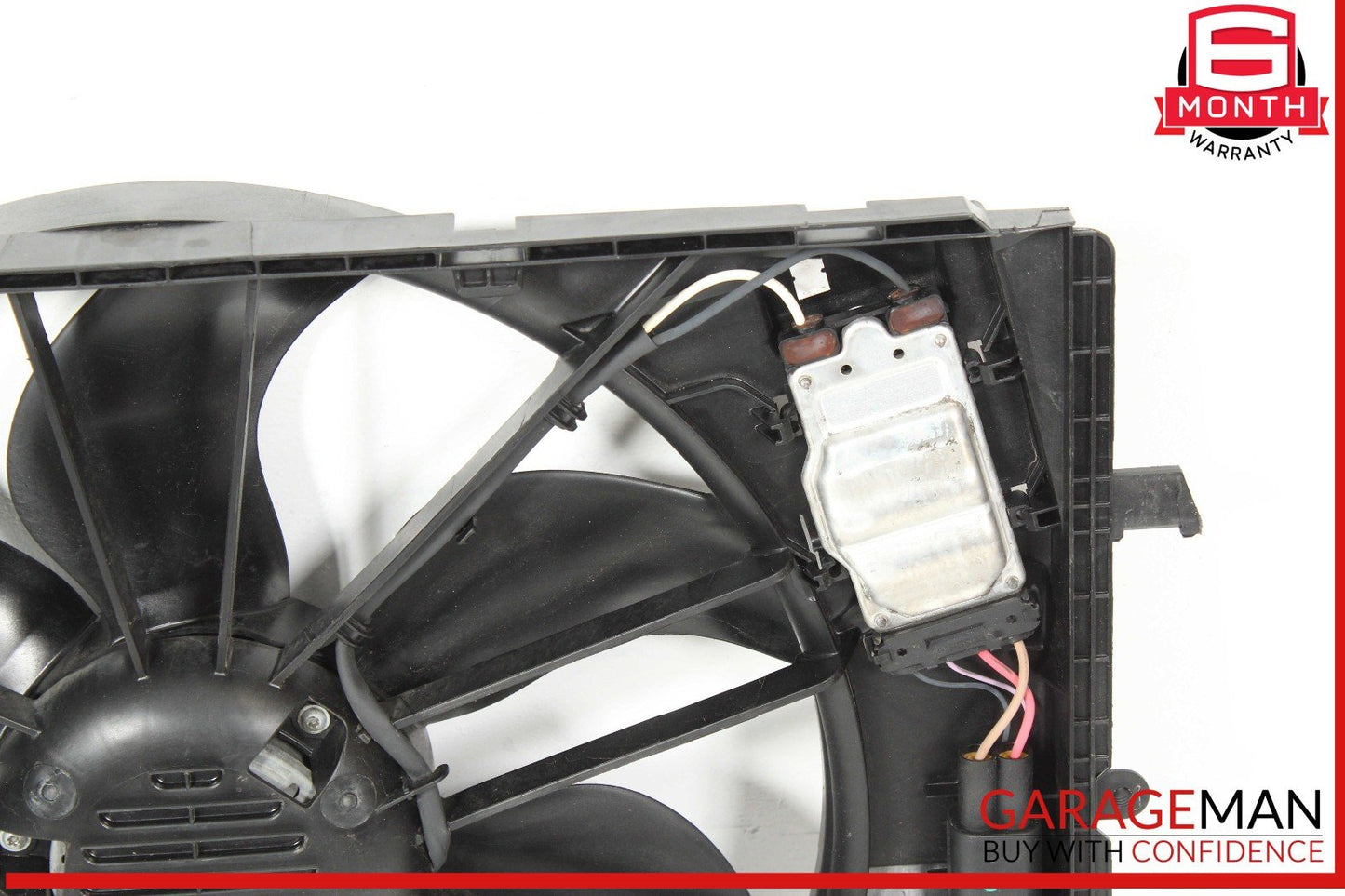 08-20 Mercedes W204 C250 Engine Radiator Cooling Fan Motor Shroud Assy OEM