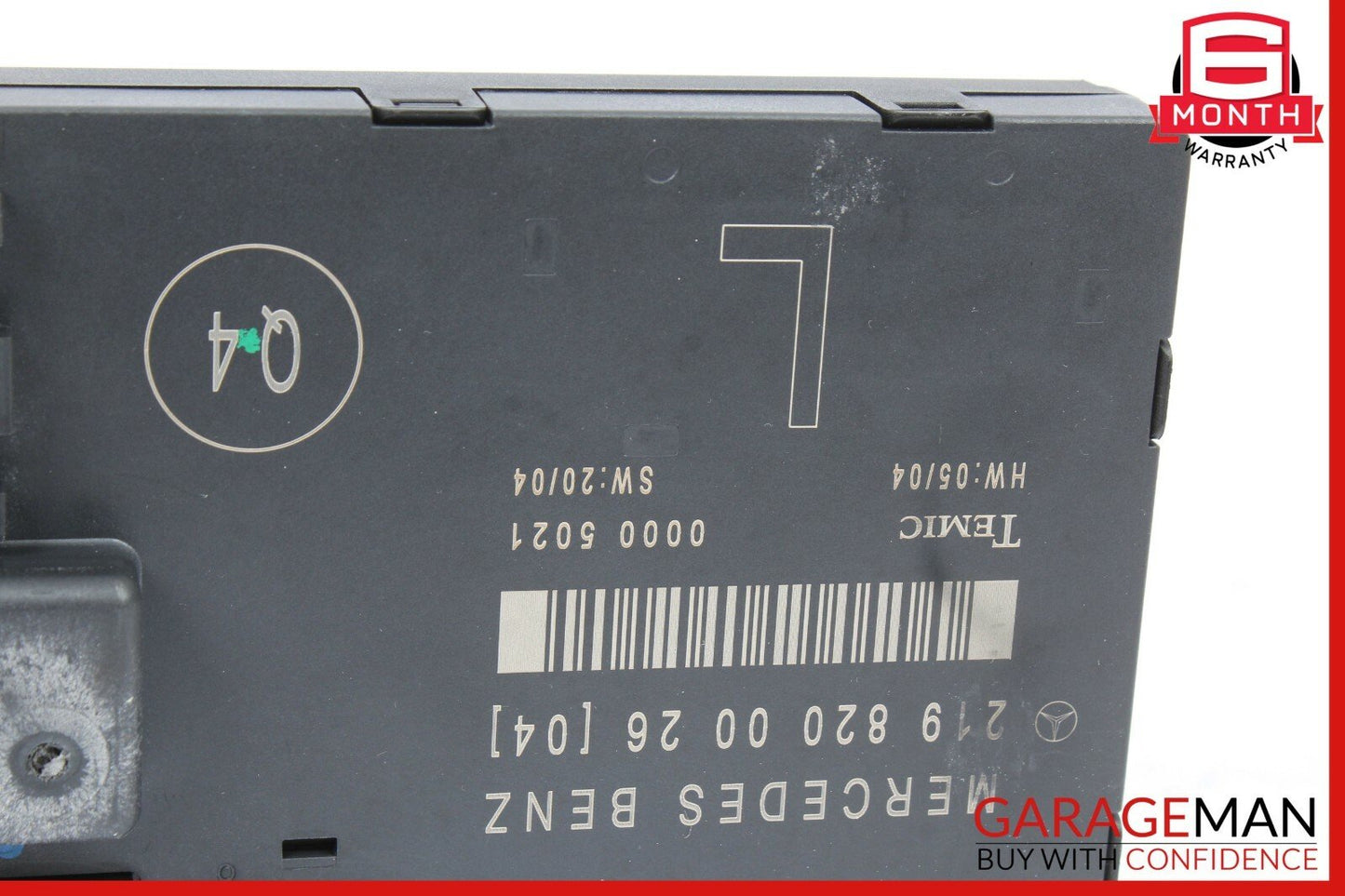 06-11 Mercedes W219 CLS500 Front Left Driver Side Door Computer Control Module