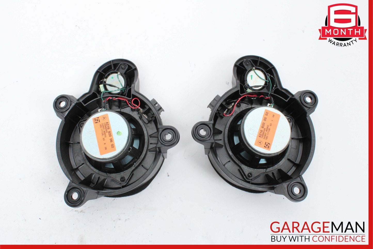 07-13 Mercedes W216 CL550 Rear Right & Left Side Door Tweeter Speaker Set of 2