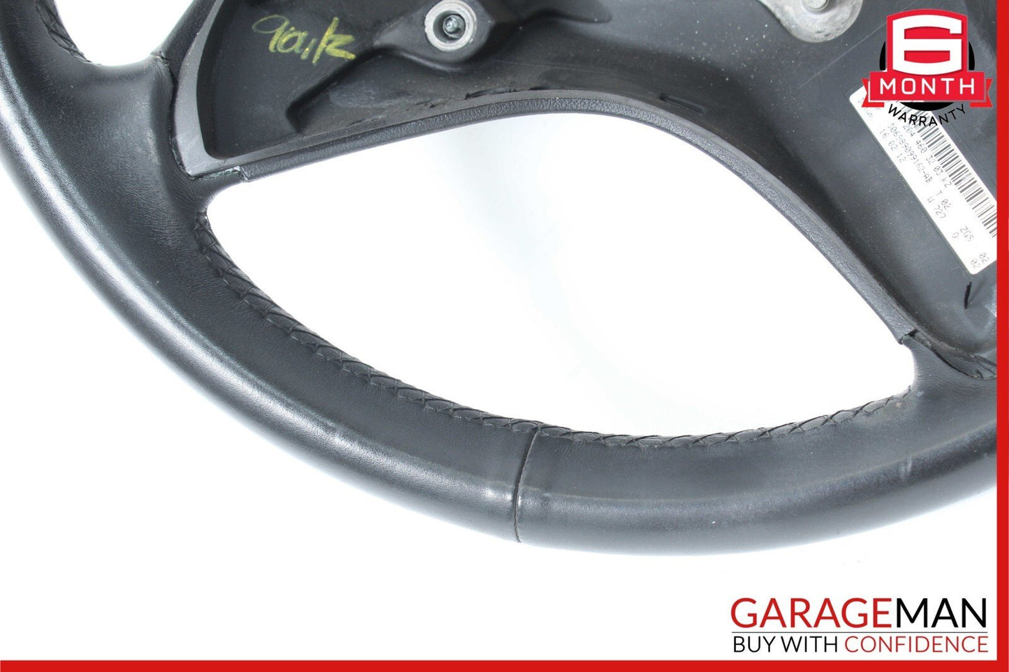 08-11 Mercedes W204 C300 3 Spoke Steering Wheel Leather Black 2044603203 OEM