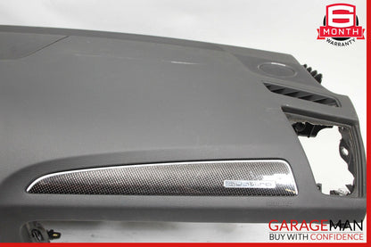 13-17 Audi Q5 Front Dash Dashboard Instrument Panel Cover Trim Assembly Black