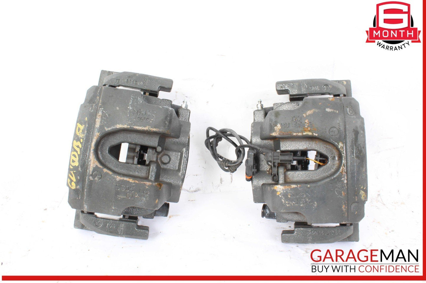 12-19 Mercedes X166 GL450 Front Left & Right Side Brake Caliper Calipers Set
