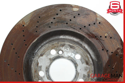 08-14 MERCEDES W204 C63 AMG REAR RIGHT & LEFT SIDE BRAKE ROTOR DISC SET OEM