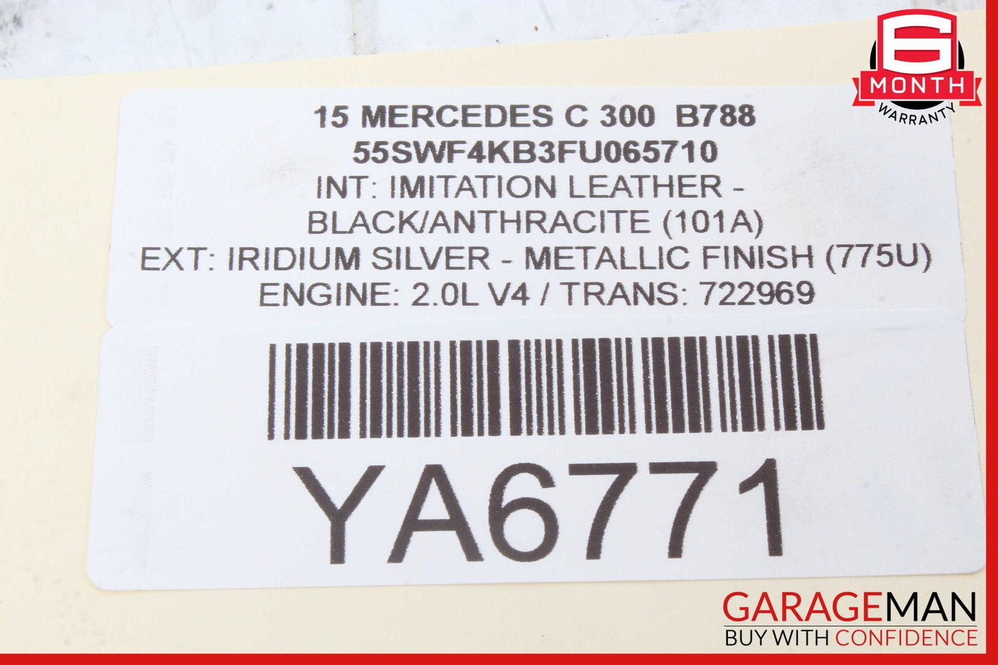 15-20 Mercedes W205 C300 A/C AC Heater Climate Control Module Unit OEM