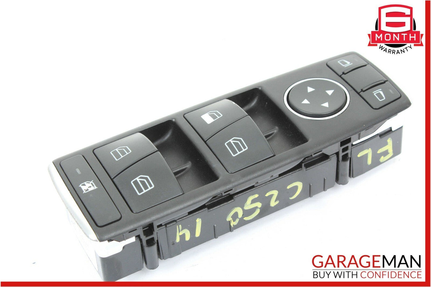 08-14 Mercedes W204 C250 Driver Master Window Switch 2049055302 OEM