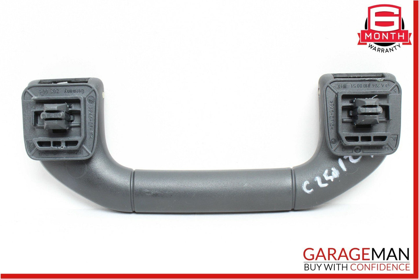 08-14 Mercedes W204 C250 C300 Front Roof Overhead Interior Safety Handle Set OEM
