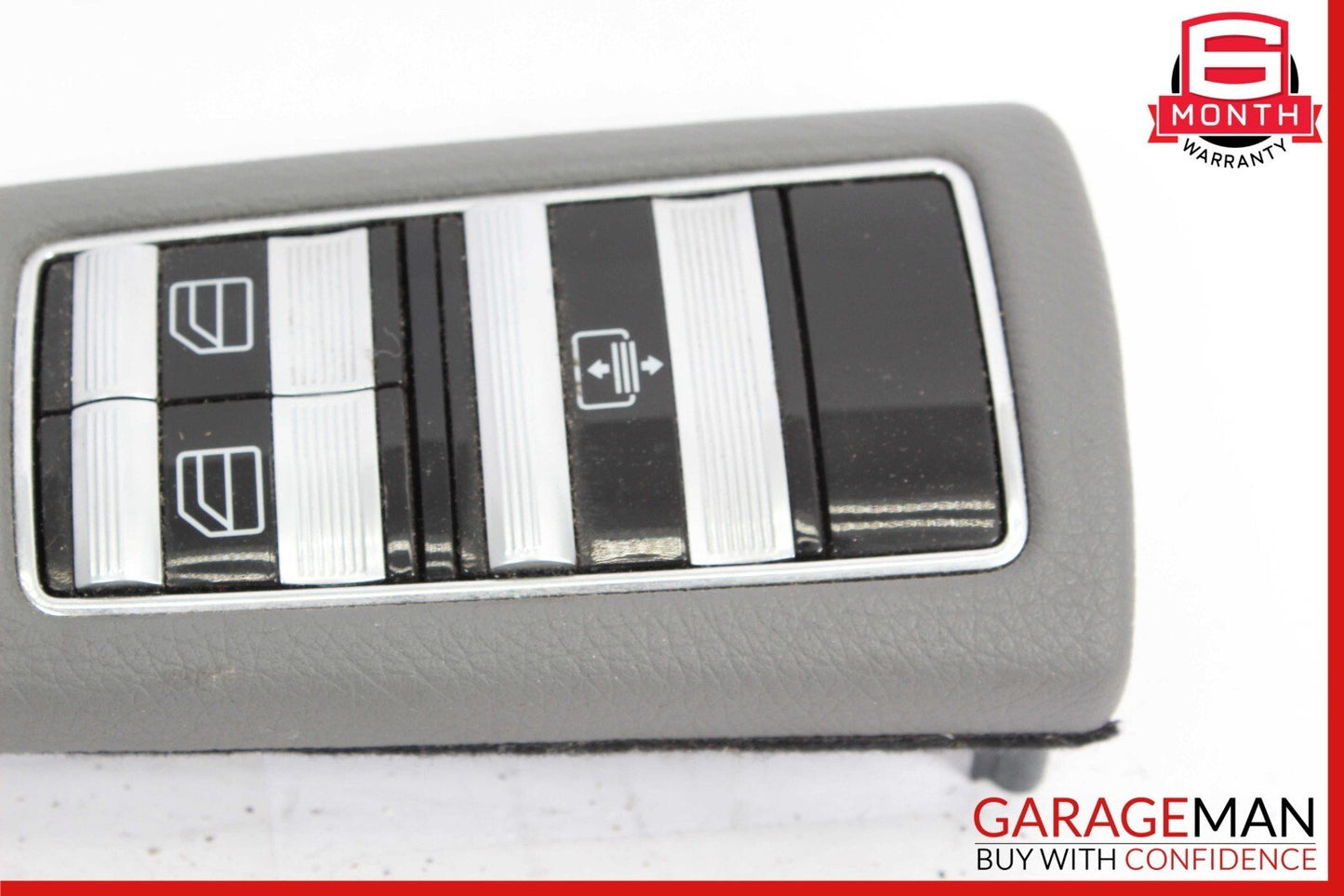 07-13 Mercedes W221 S550 Rear Left Side Door Window Switch Control Trim Gray OEM