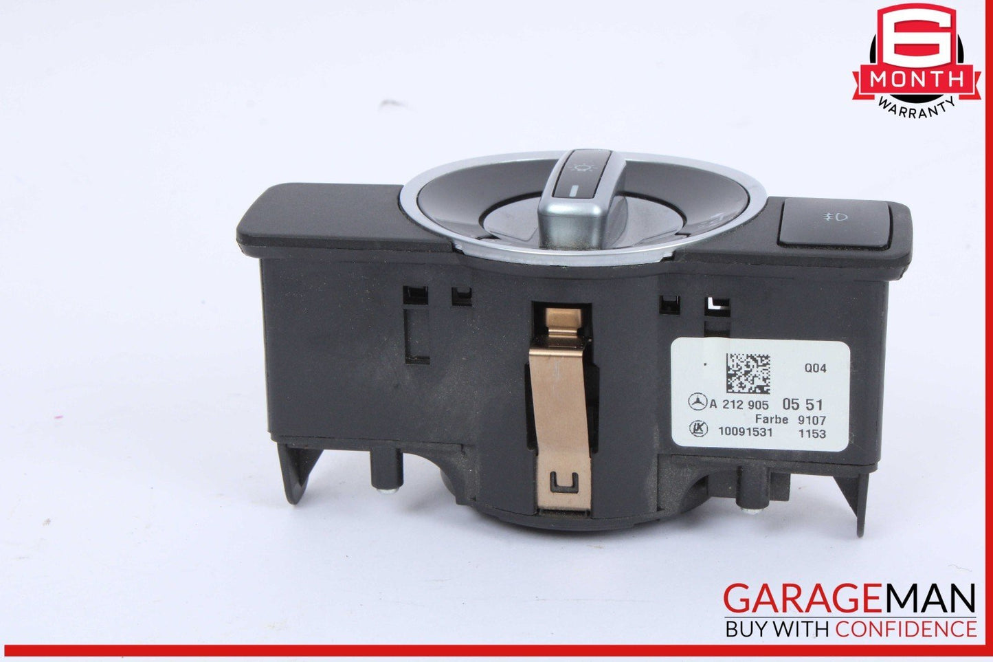 08-20 Mercedes X204 GLK250 GLK350 Headlight Fog Light Switch Control Module OEM