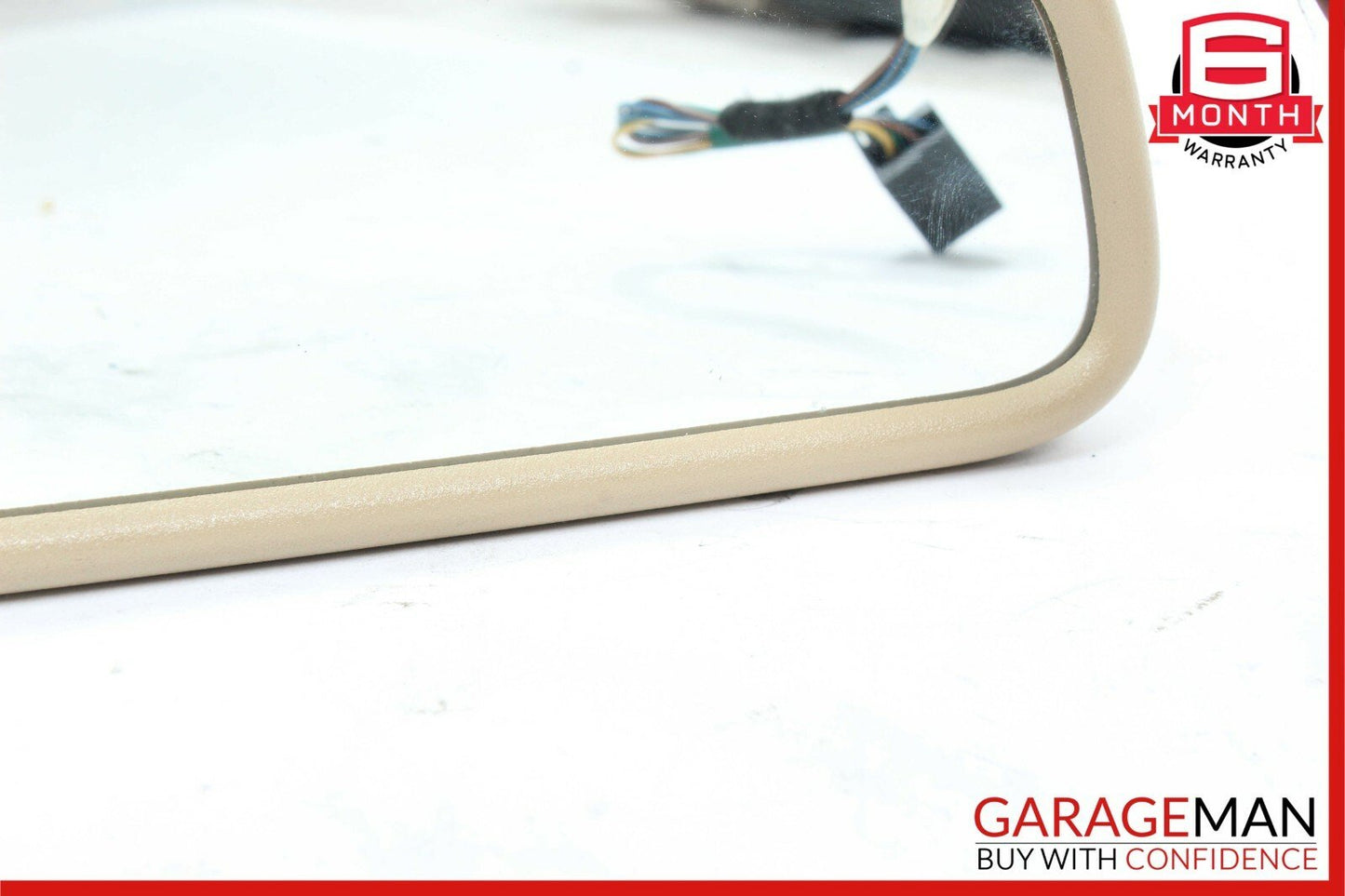 10-13 Mercedes W221 S400 S65 AMG Interior Top Upper Rear View Mirror Beige OEM