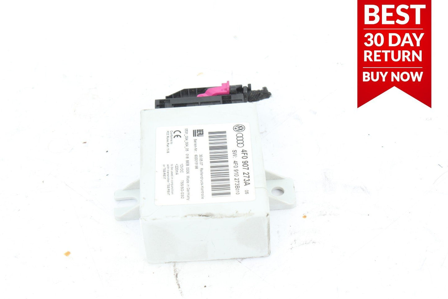 07-09 Audi Q7 TPMC Tire Pressure Monitor Sensor Computer Module 4F0907273A A110