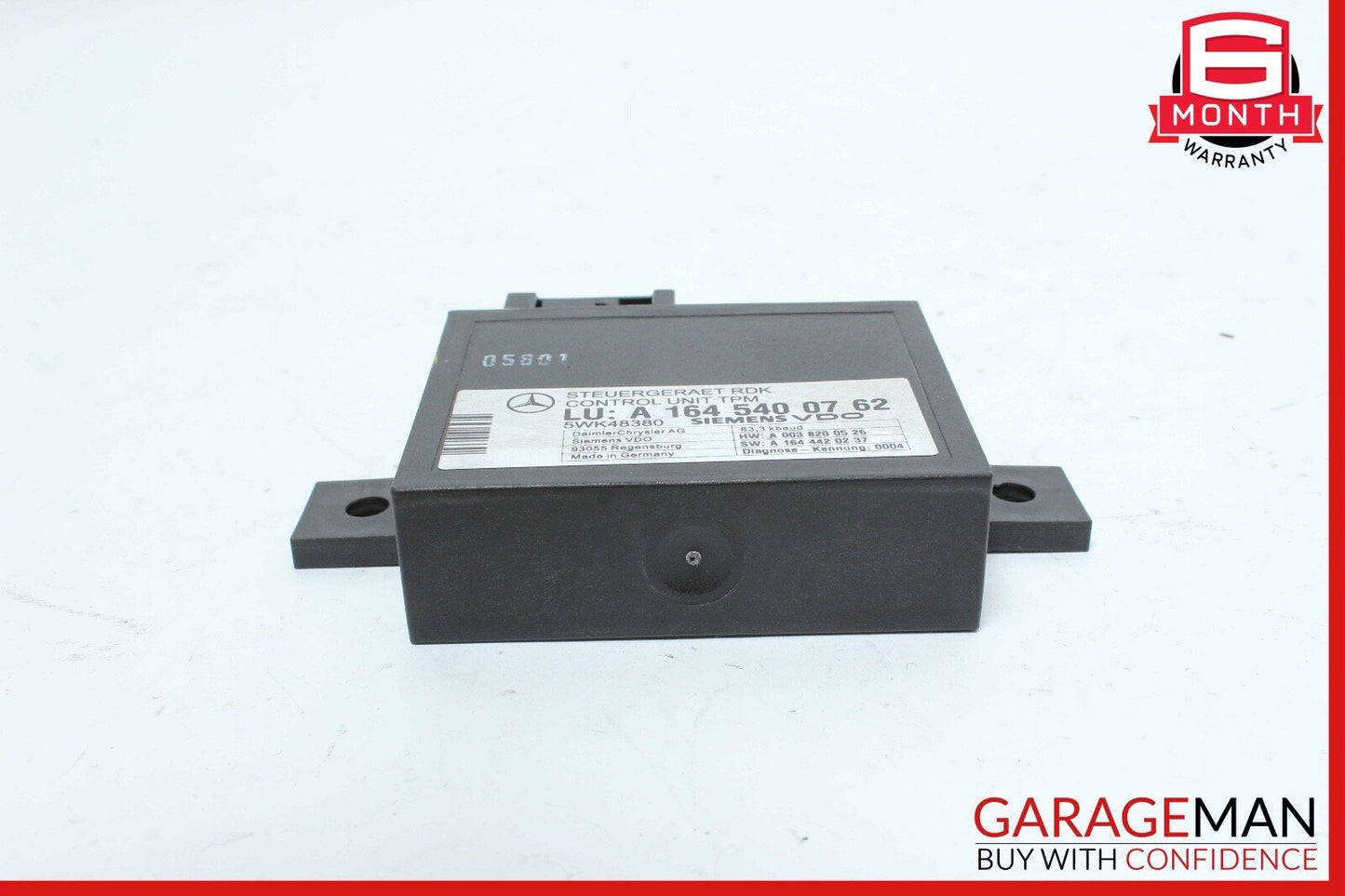 07-13 Mercedes X164 GL450 4MATIC TPMS Tire Pressure Control 1645403762 OEM