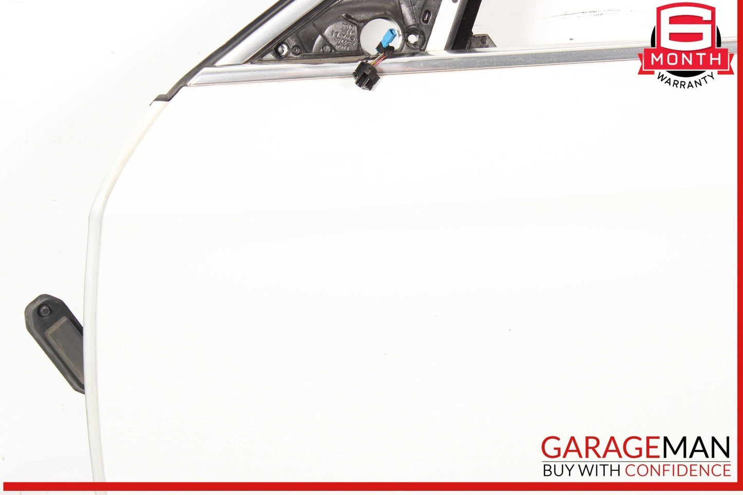 11-16 BMW 528i 535i 550i Front Left Driver Side Door Shell Panel White OEM