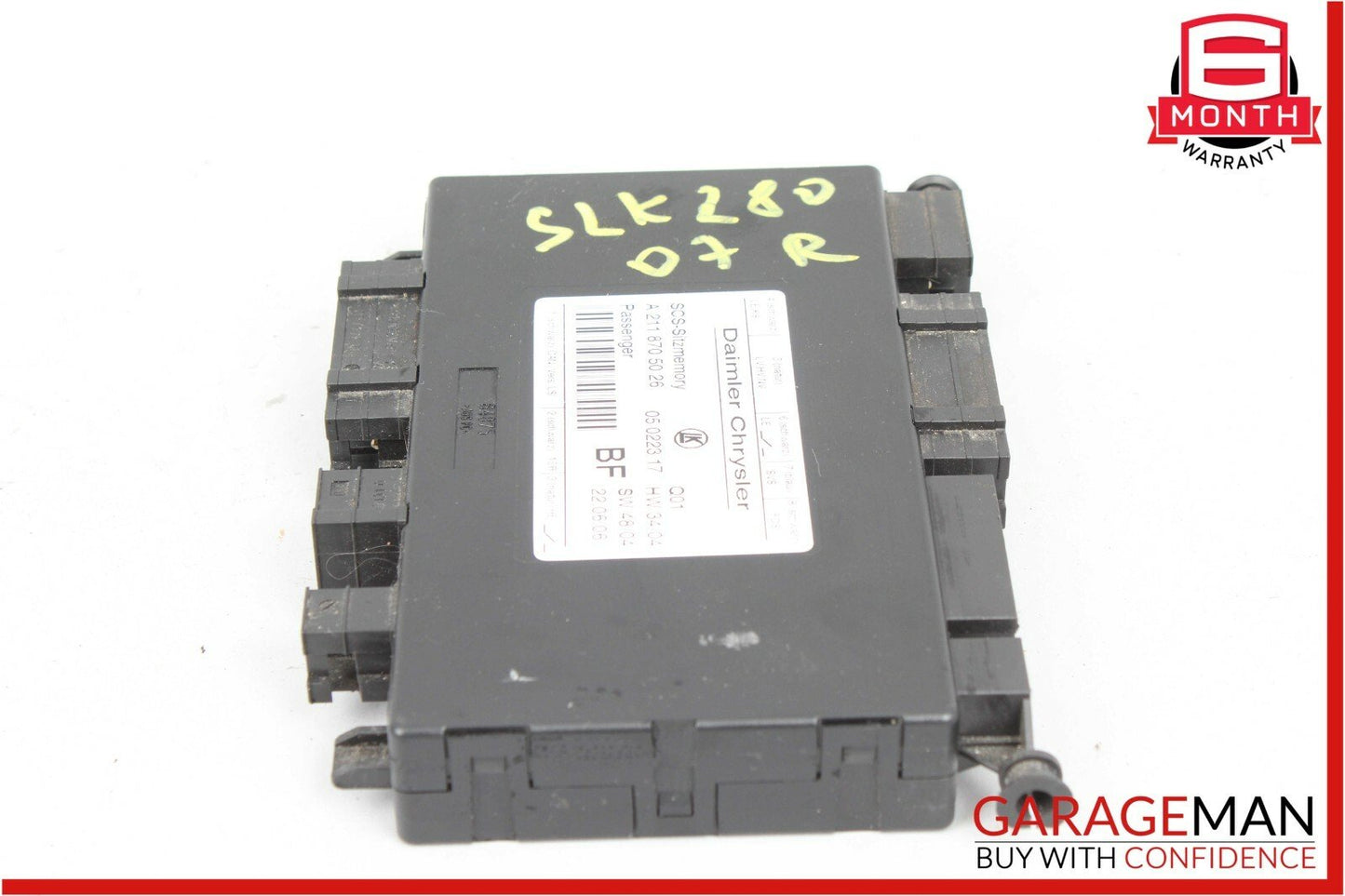 03-11 Mercedes R171 SLK280 CLS550 Under Seat Control Module Front Right Side OEM