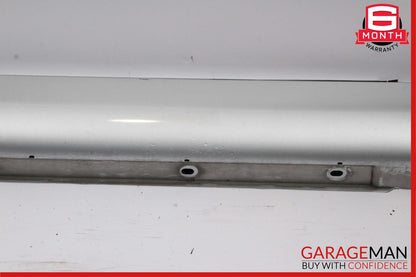 06-09 Mercedes W209 CLK350 CLK550 Base Left Rocker Molding Side Skirt Silver