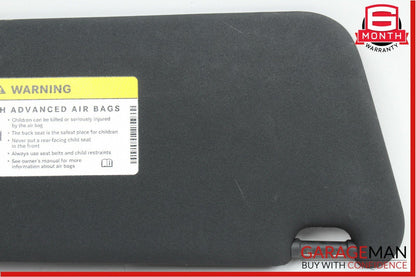 08-14 Mercedes W204 C250 Front Left Sun Visor Sunvisor Shade Cover Black