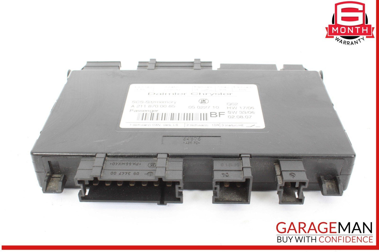 03-12 Mercedes W164 ML550 GL450 ML350 Front Right Seat Control Module OEM