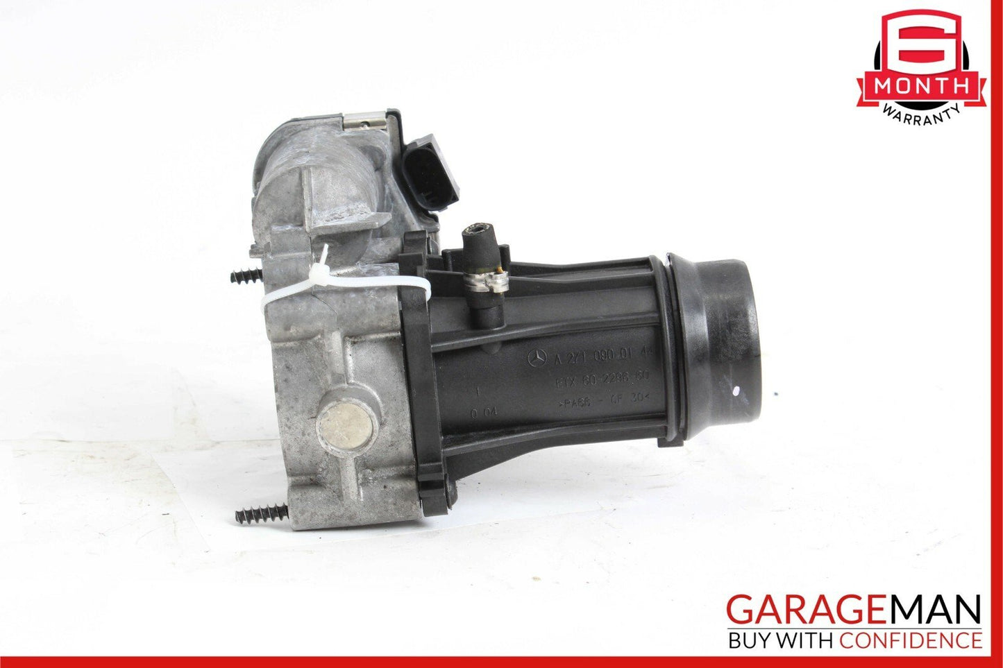 12-14 Mercedes W204 C250 1.8L Air Intake Pipe Hose w/ Pressure Sensor Assembly