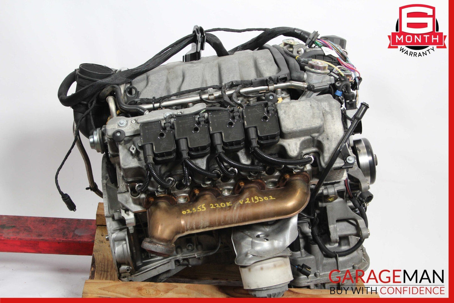 01-02 Mercedes W215 CL55 S55 AMG 5.5L Complete Engine Motor Block Assy 220k