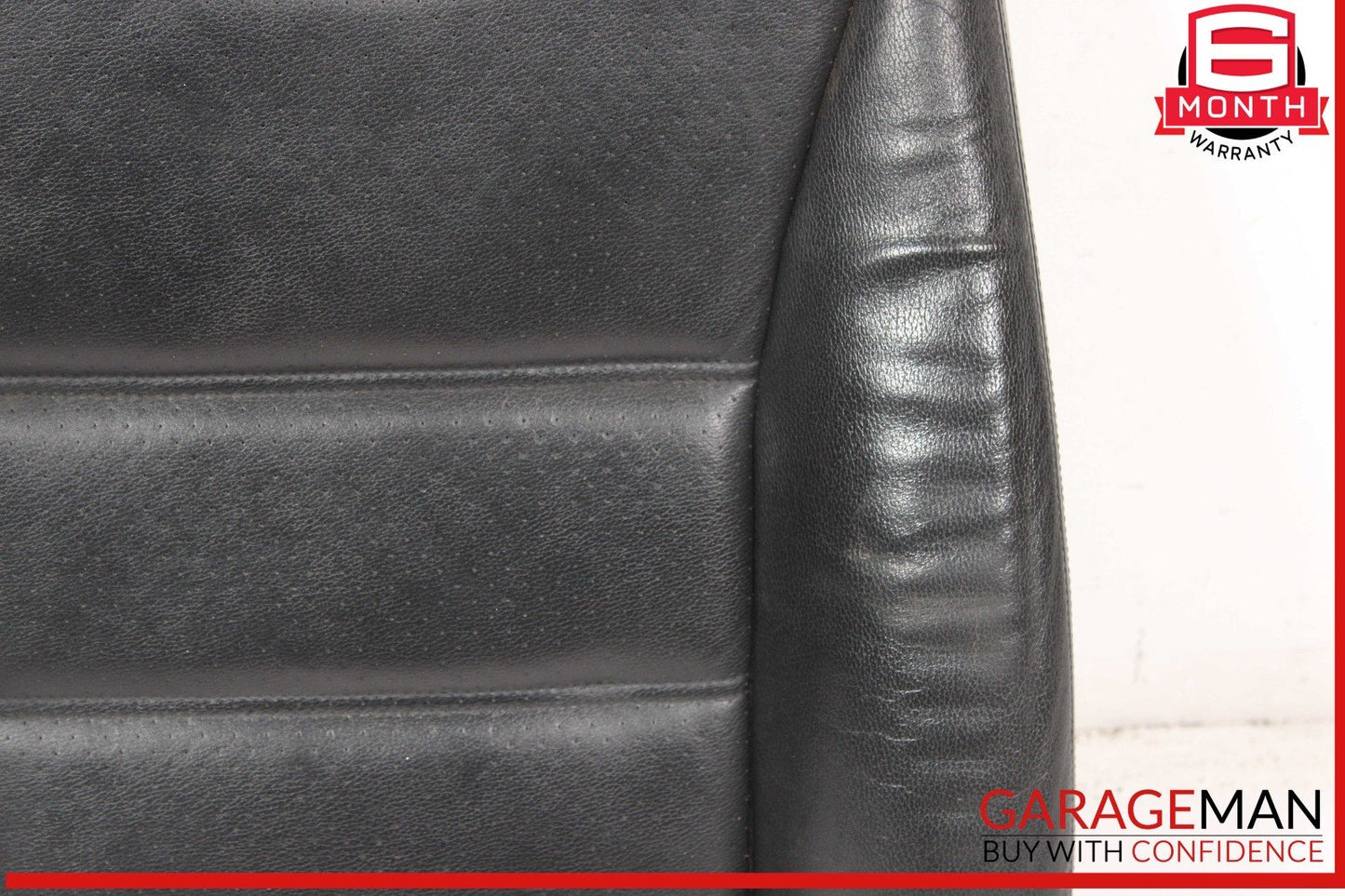 03-10 Porsche Cayenne 955 Front Right Side Top Upper Seat Cushion Cover Black