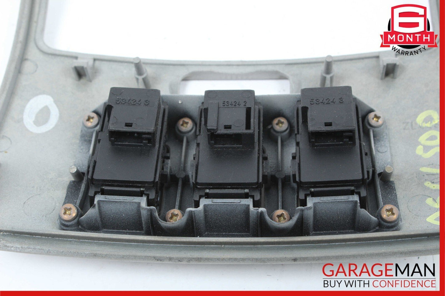 00-06 Mercedes W215 CL500 Rear A/C Heater Climate Control Vent Switch Trim OEM