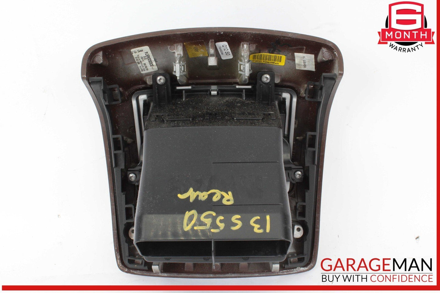07-13 Mercedes W221 S550 Rear Center Console AC A/C Air Vent Trim 2216801639 OEM