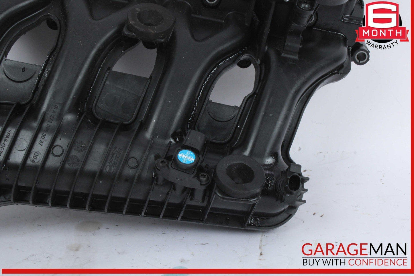 10-16 Mercedes W204 C250 CGI Engine Air Intake Manifold w/ Throttle Body OEM