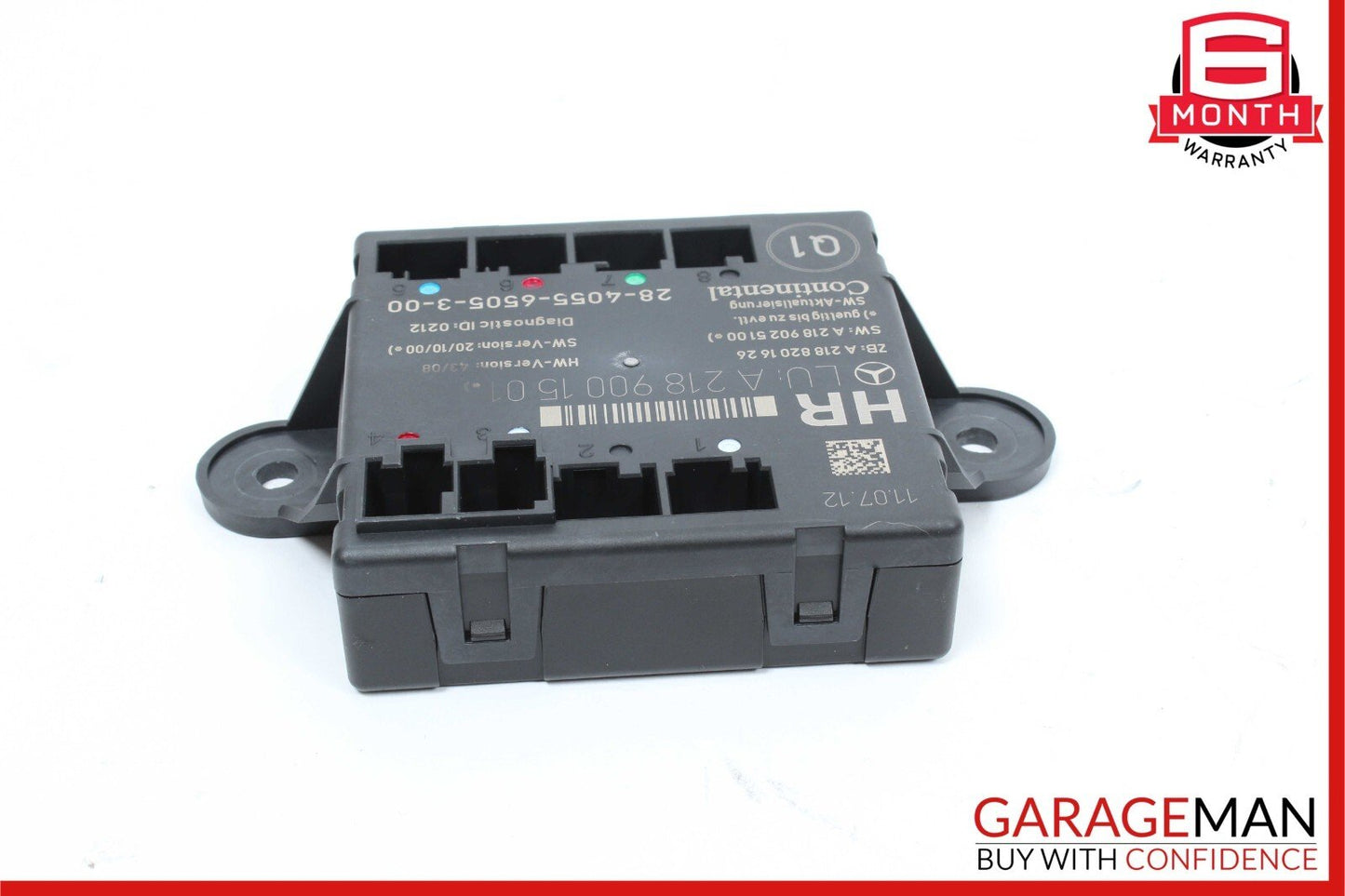 08-18 Mercedes W204 C250 Rear Right Side Door Control Module 2189001501 OEM