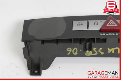 05-08 Mercedes R171 SLK350 SLK280 Door Lock Dash Hazard Light Control Panel OEM