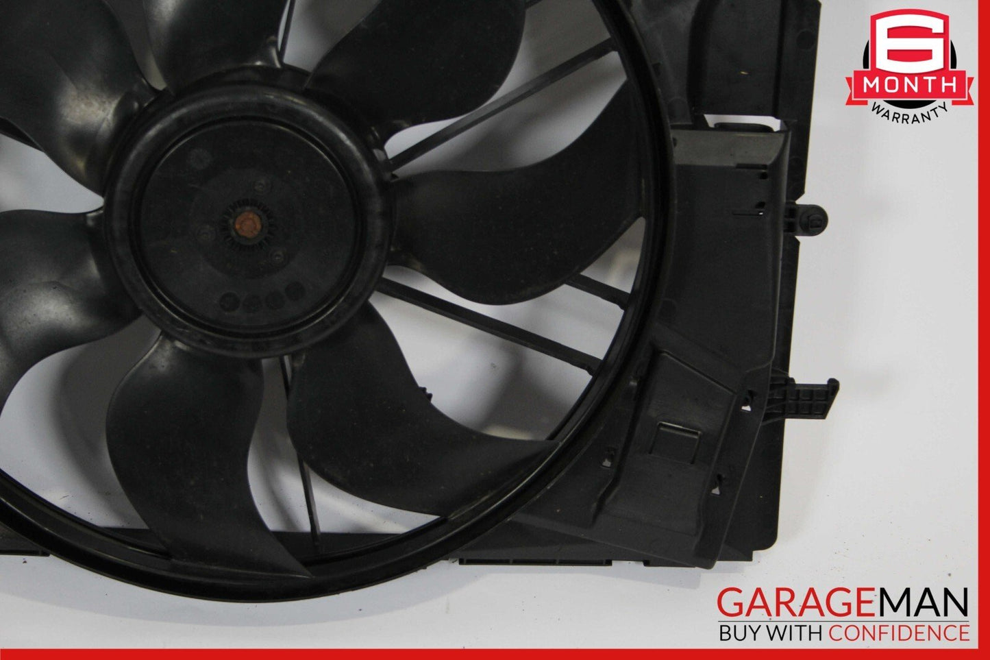 08-18 Mercedes E350 GLK350 SLK350 Engine Radiator Cooling Fan Motor Shroud Assy