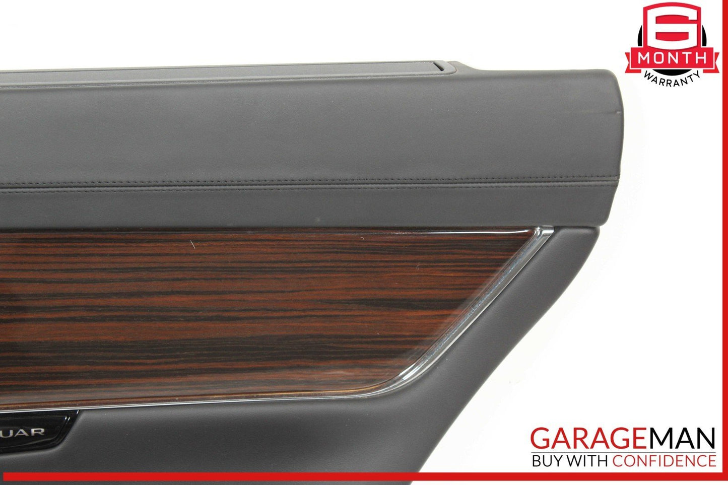 10-19 Jaguar XJ Rear Right Passenger Side Door Panel Cover Black OEM