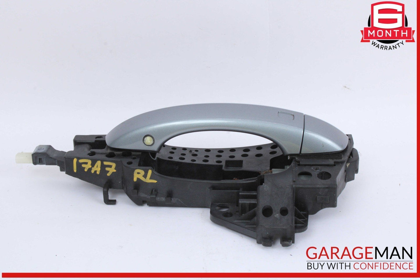 12-18 Audi A7 A6 Rear Left Driver Side Exterior Door Handle Silver 4H0837885 OEM