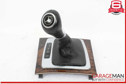 12-14 Mercedes W204 C250 Gear Shift Selector Indicator Knob Boot Assembly OEM