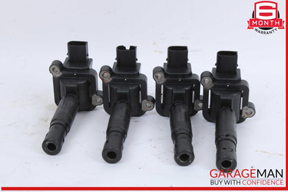 12-15 Mercedes W204 C250 CGI Engine Ignition Coil Spark Plug Set of 4 OEM