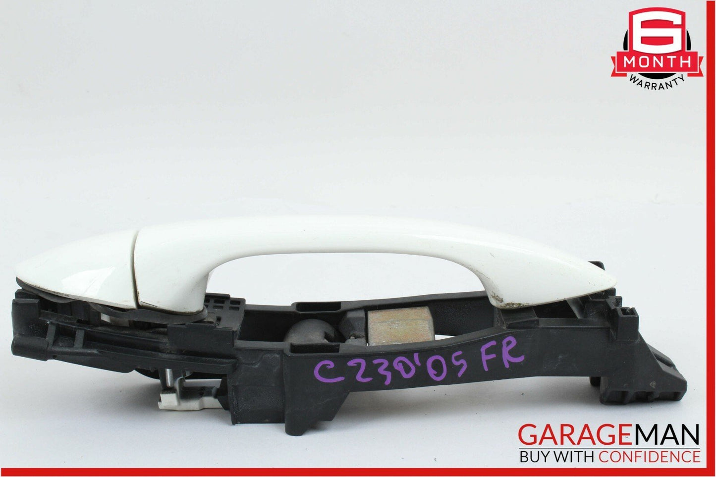 05-07 Mercedes W203 C230 C350 Front Right Exterior Door Handle White OEM