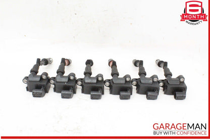 11-20 Mercedes W212 E350 Engine Ignition Coil Spark Plug Set of 6 Pc OEM
