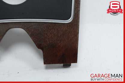10-13 Mercedes W212 E400 E350 E550 Center Console Switch Trim Bezel Wood OEM