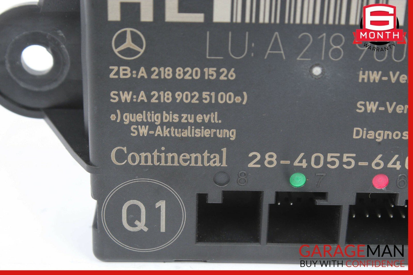 08-15 Mercedes W204 C250 C350 Rear Left Driver Side Door Control Module OEM