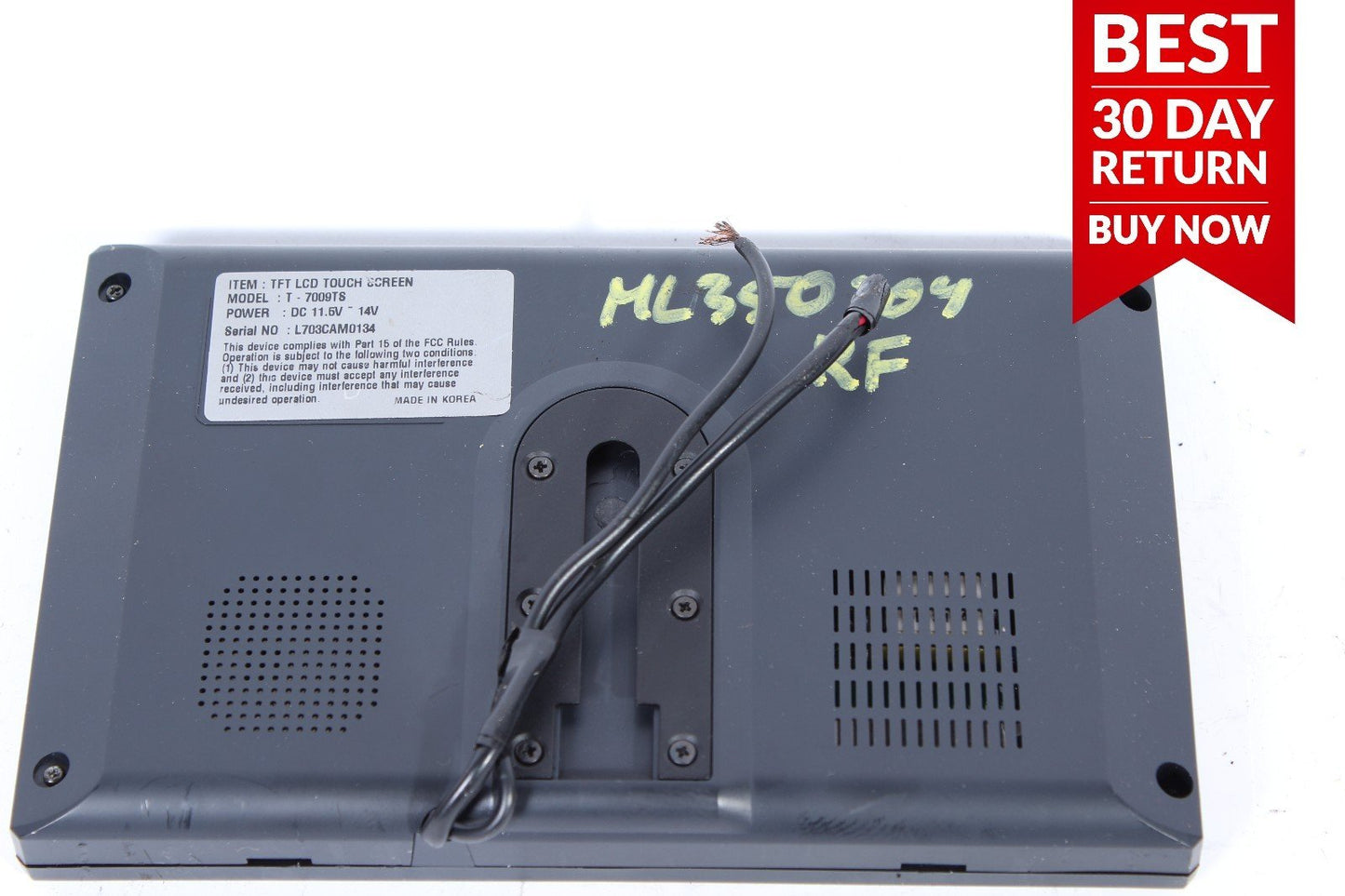 98-05 MERCEDES W163 ML350 FRONT RIGHT HEADREST LCD TOUCH SCREEN A27 OEM
