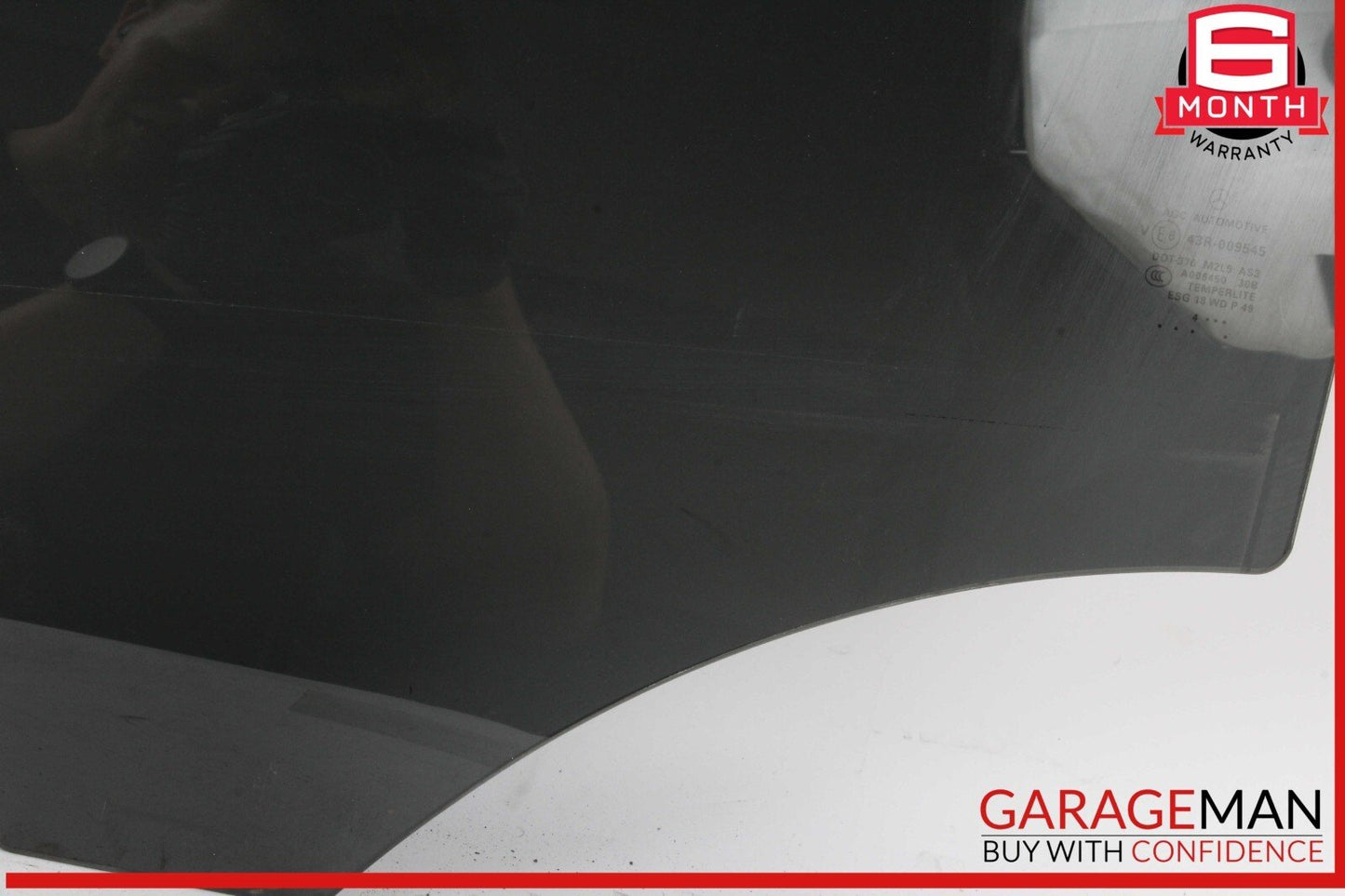 13-19 Mercedes X166 GL450 GLS550 Rear Left Side Window Glass 1667352510 OEM