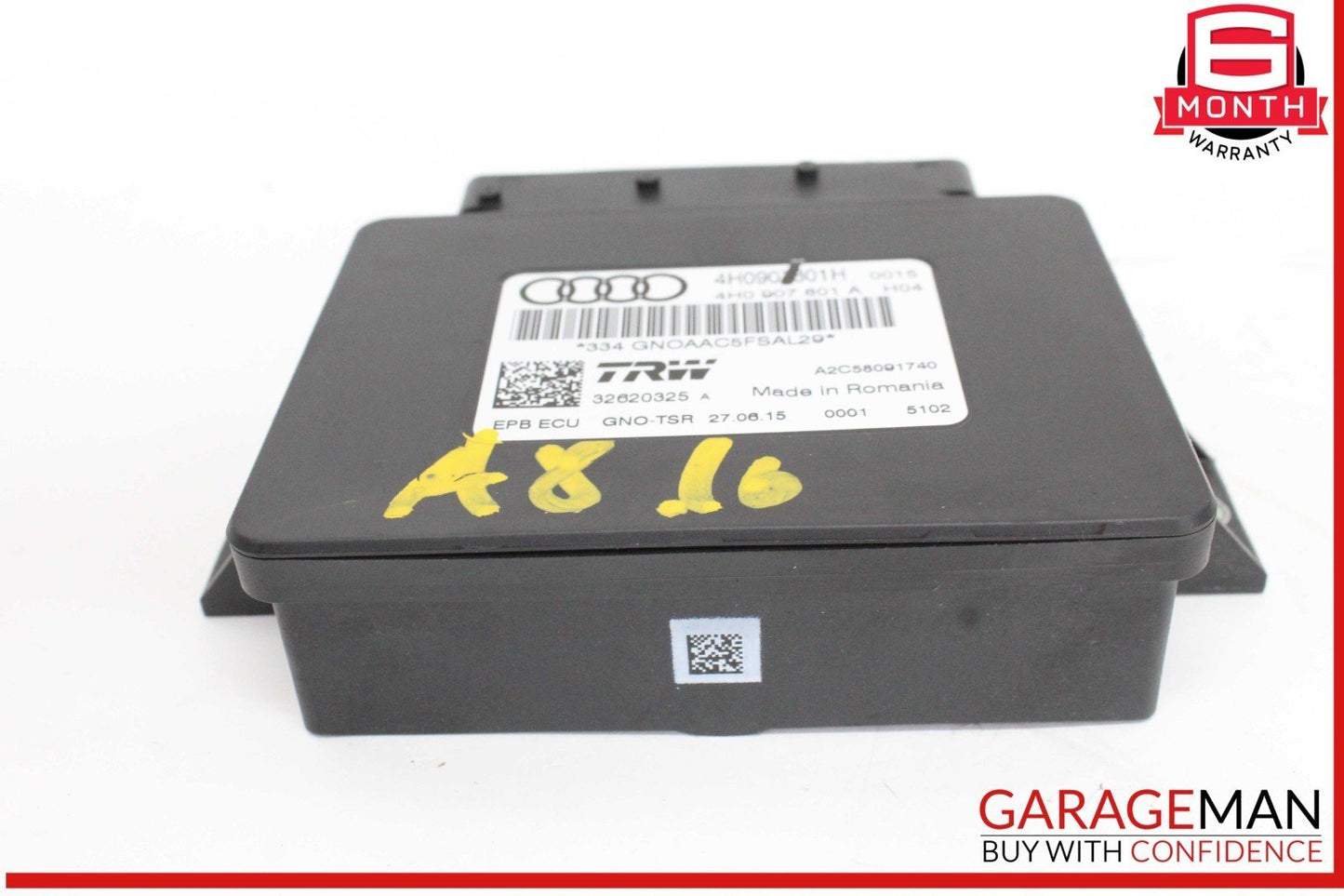 12-18 Audi A8 A6 A7 Electronic Parking Brake Control Module Unit 4H0907801H OEM