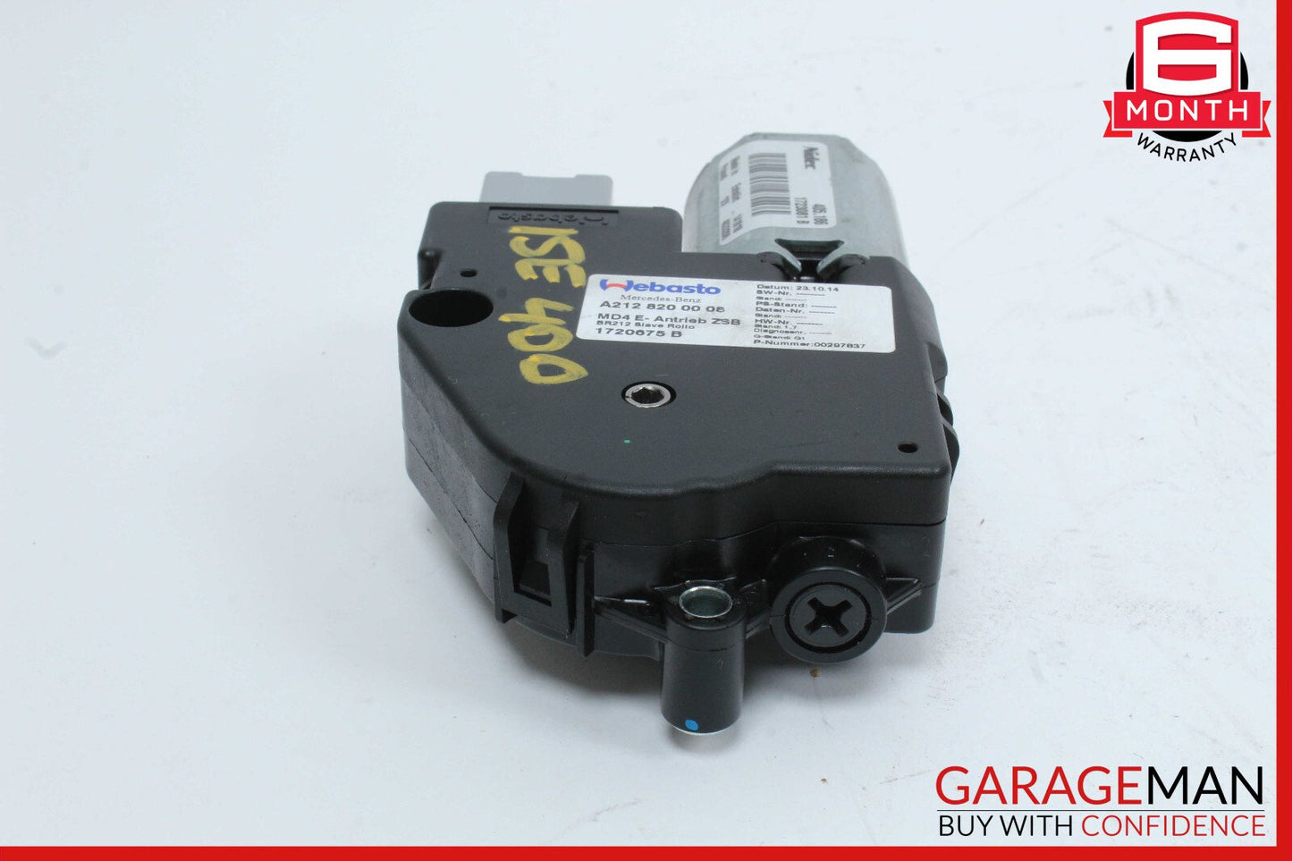10-17 Mercedes W207 E400 Roof Sun Shade Screen Roller Blind Motor OEM