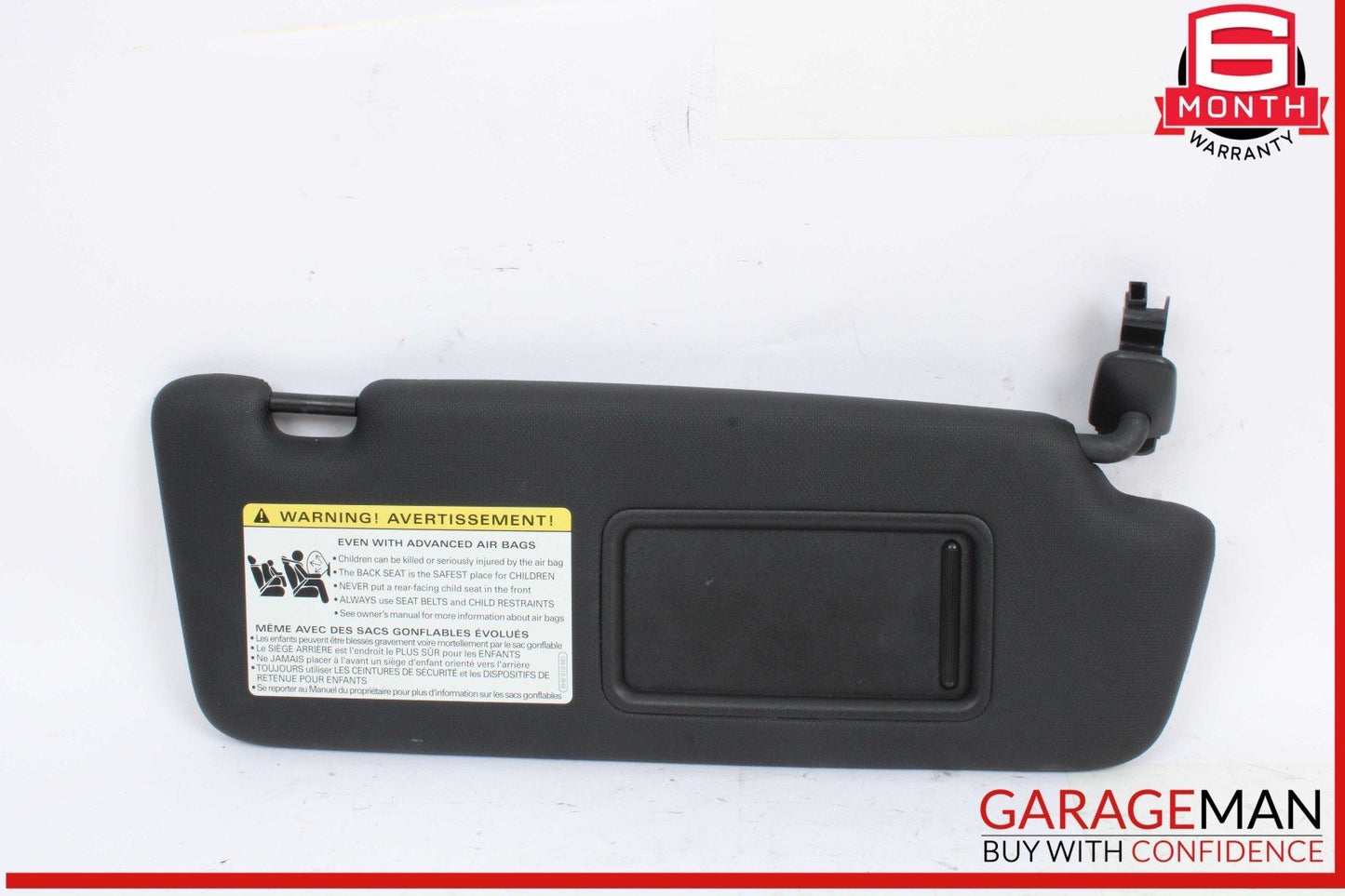 09-17 Audi Q5 A4 A5 S4 S5 Front Right Passenger Side Sun Visor 8U0857552F OEM
