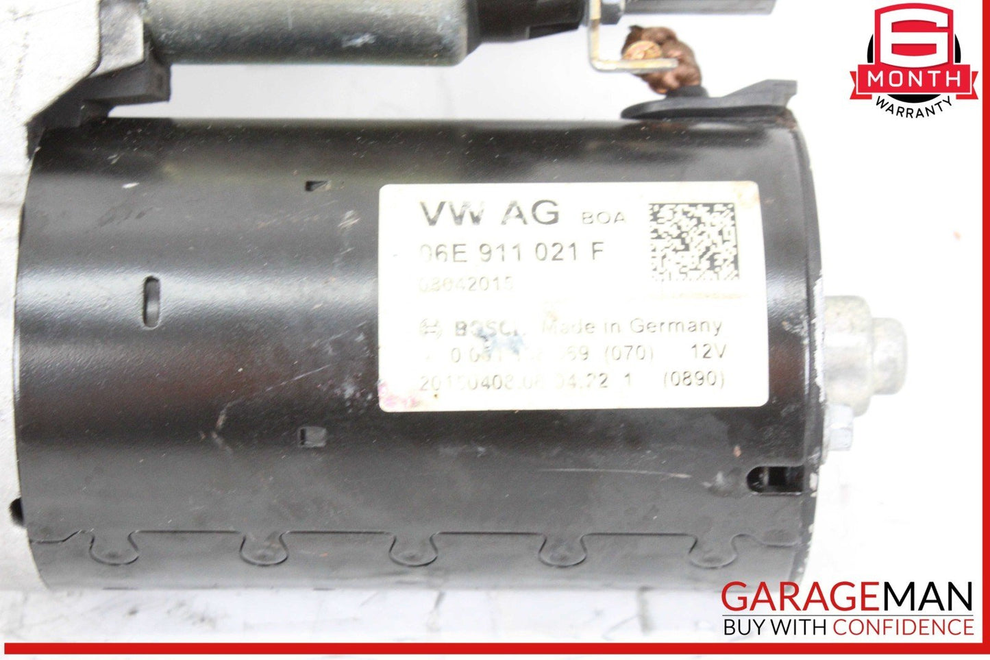 13-17 Audi Q5 2.0L Engine Starter Motor Bosch 12V 06E911021F OEM