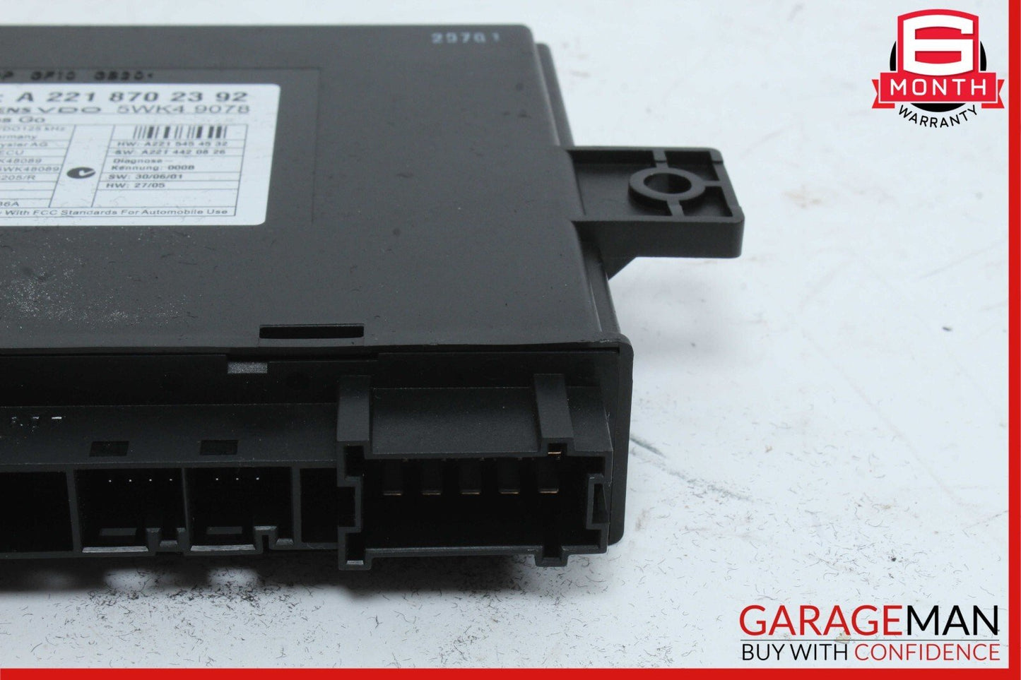 07-13 Mercedes W221 S550 CL550 Keyless Go Control Module Unit 2218702392 OEM