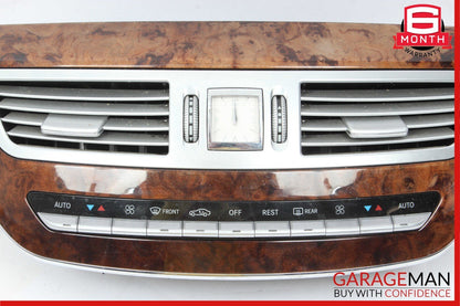 07-13 Mercedes W221 S63 AMG Dash Board Dashboard Center Cover Panel w/Vent OEM