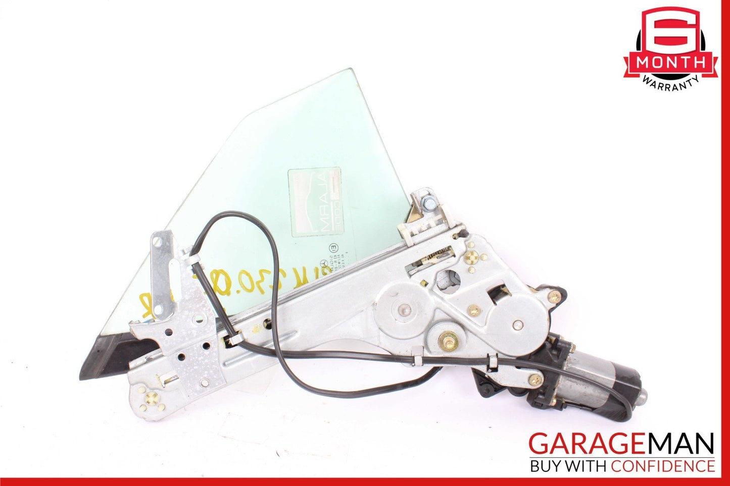 97-04 Mercedes R170 SLK230 Rear Right Side Quarter Window Glass w/ Motor OEM
